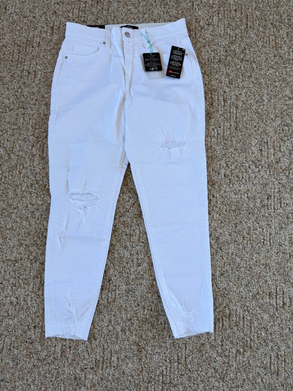 LulaRoe White skinny Jeans